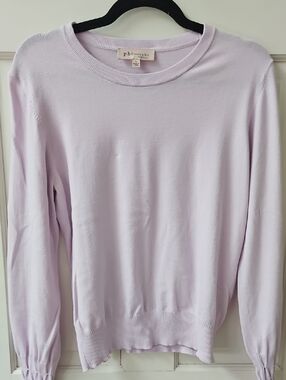 Philosophy Lavender Color Crewneck Sweater